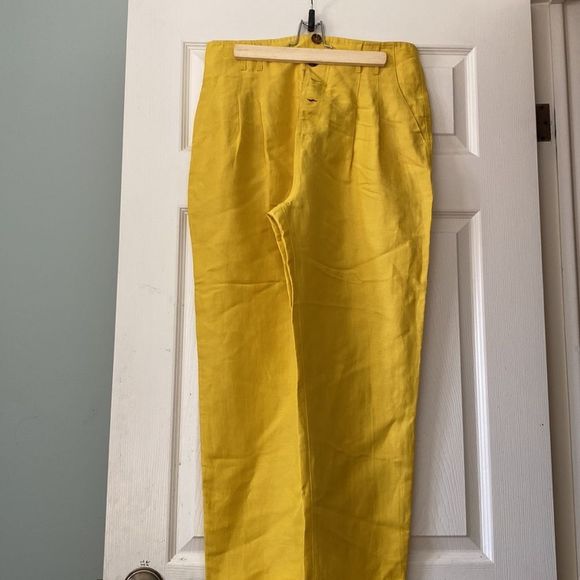 Joie Braden High Waisted Button Linen Blend - Picture 2 of 7